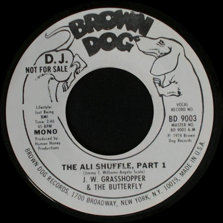 J. W. Grasshopper & The Butterfly - The Ali Shuffle, Part 1 / The Ali Shuffle, Part 2 side A