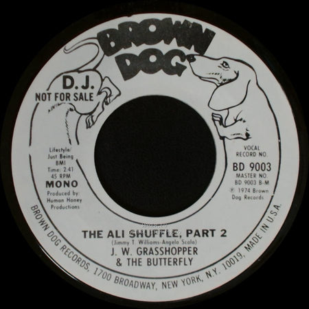 J. W. Grasshopper & The Butterfly - The Ali Shuffle, Part 1 / The Ali Shuffle, Part 2 side B