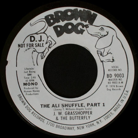 J. W. Grasshopper & The Butterfly - The Ali Shuffle, Part 1 / The Ali Shuffle, Part 2 side A