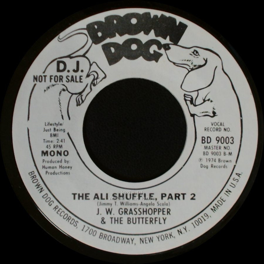 J. W. Grasshopper & The Butterfly - The Ali Shuffle, Part 1 / The Ali Shuffle, Part 2 side B