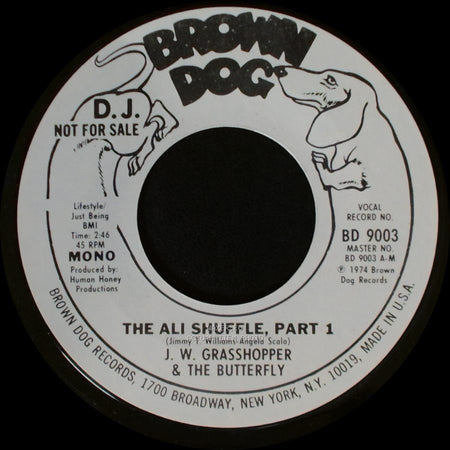 J. W. Grasshopper & The Butterfly - The Ali Shuffle, Part 1 / The Ali Shuffle, Part 2 side A