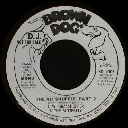 J. W. Grasshopper & The Butterfly - The Ali Shuffle, Part 1 / The Ali Shuffle, Part 2 side B