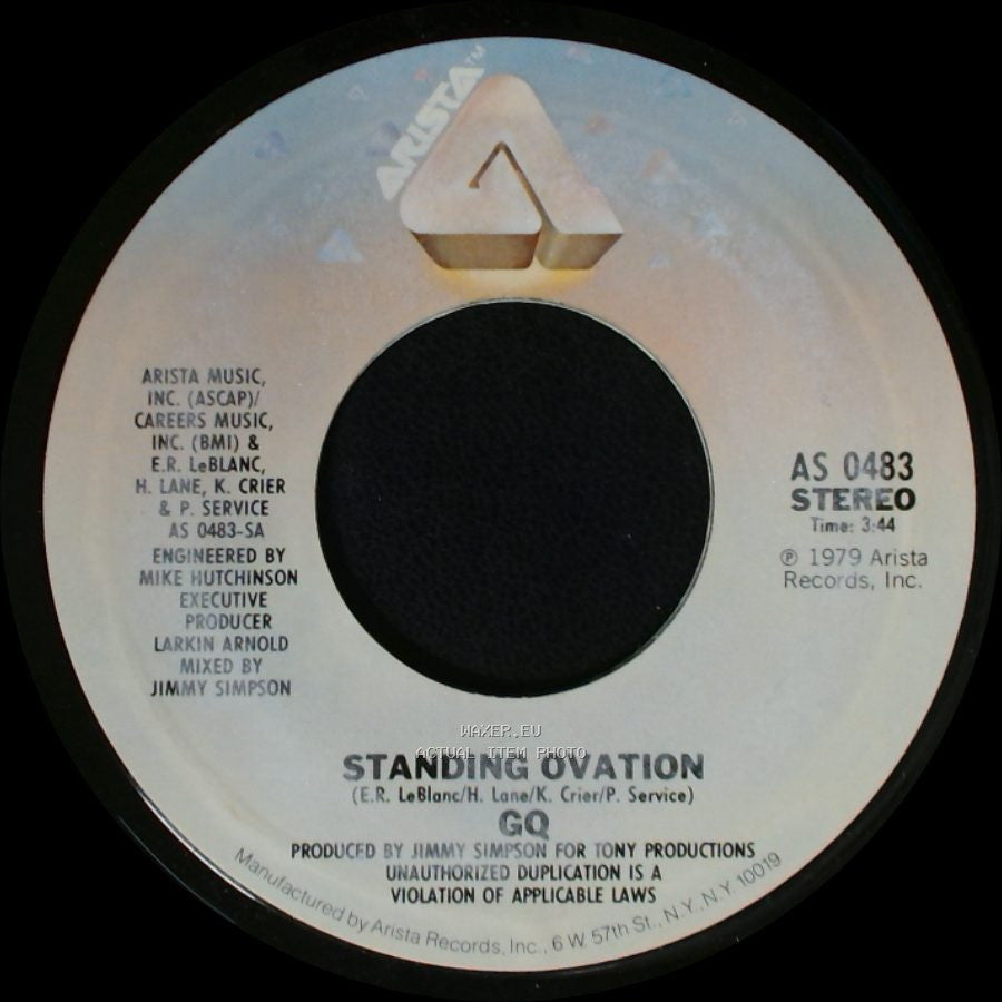 Gq - Reasons For The Seasons / Standing Ovation side B
