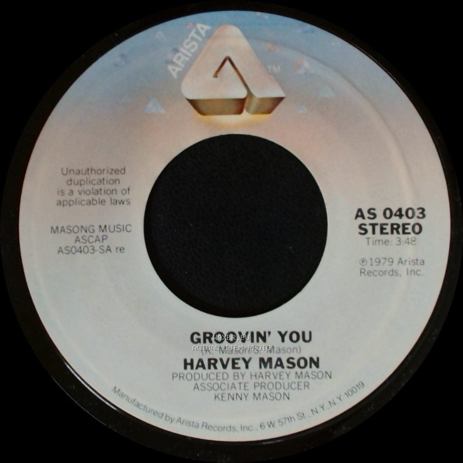 Harvey Mason - Groovin' You / Never Give You Up side A