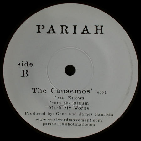 Pariah - Maximum Reaction / The Causemos' Feat. Knows side B