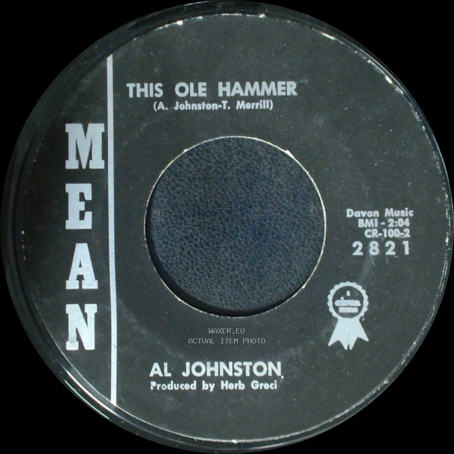 Al Johnston - Night Wind / This Ole Hammer side B