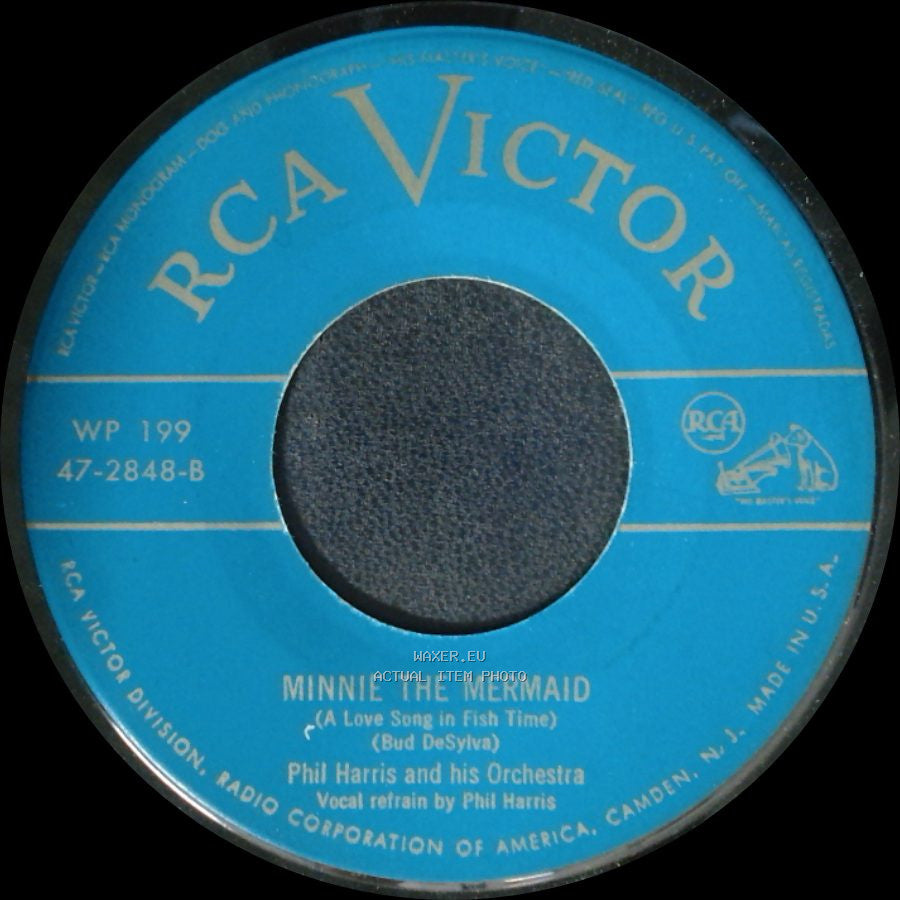 Phil Harris And His Orchestra - Pappy's Little Jug / Minnie The Mermaid (A Love Song In Fish Time) side B