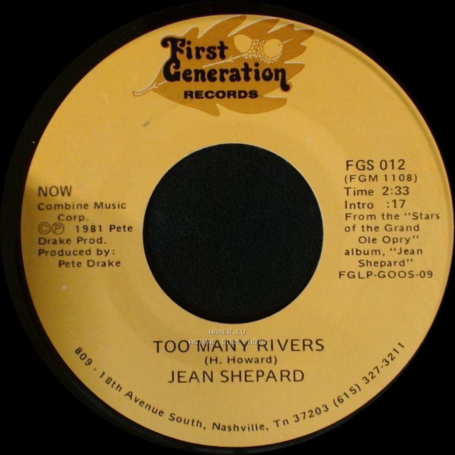 Jean Shepard - Then He Touched Me / Too Many Rivers side B