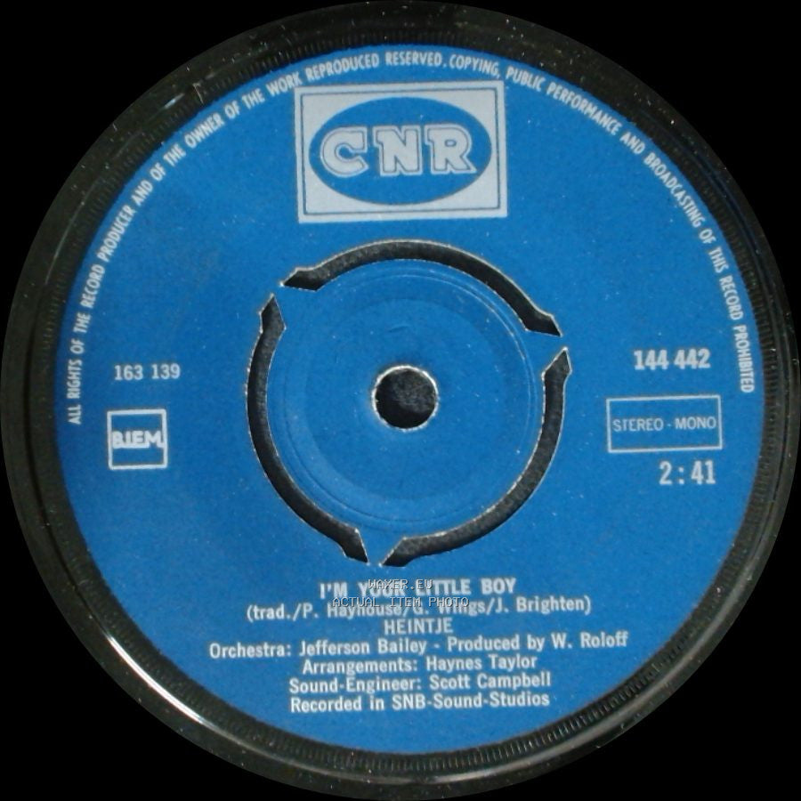 Heintje - I'm Your Little Boy / Two Little Stars side A