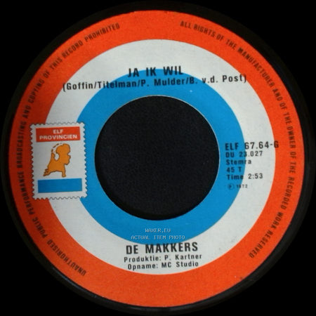 De Makkers - Ja Ik Wil / Wintertijd side A