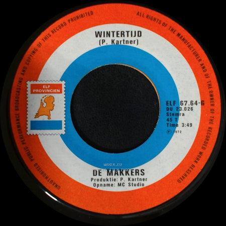 De Makkers - Ja Ik Wil / Wintertijd side B
