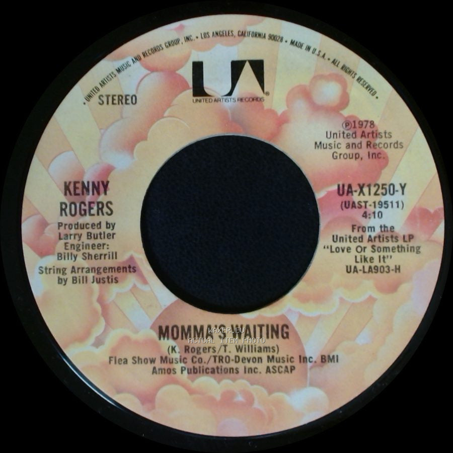 Kenny Rogers - Momma's Waiting / The Gambler side A