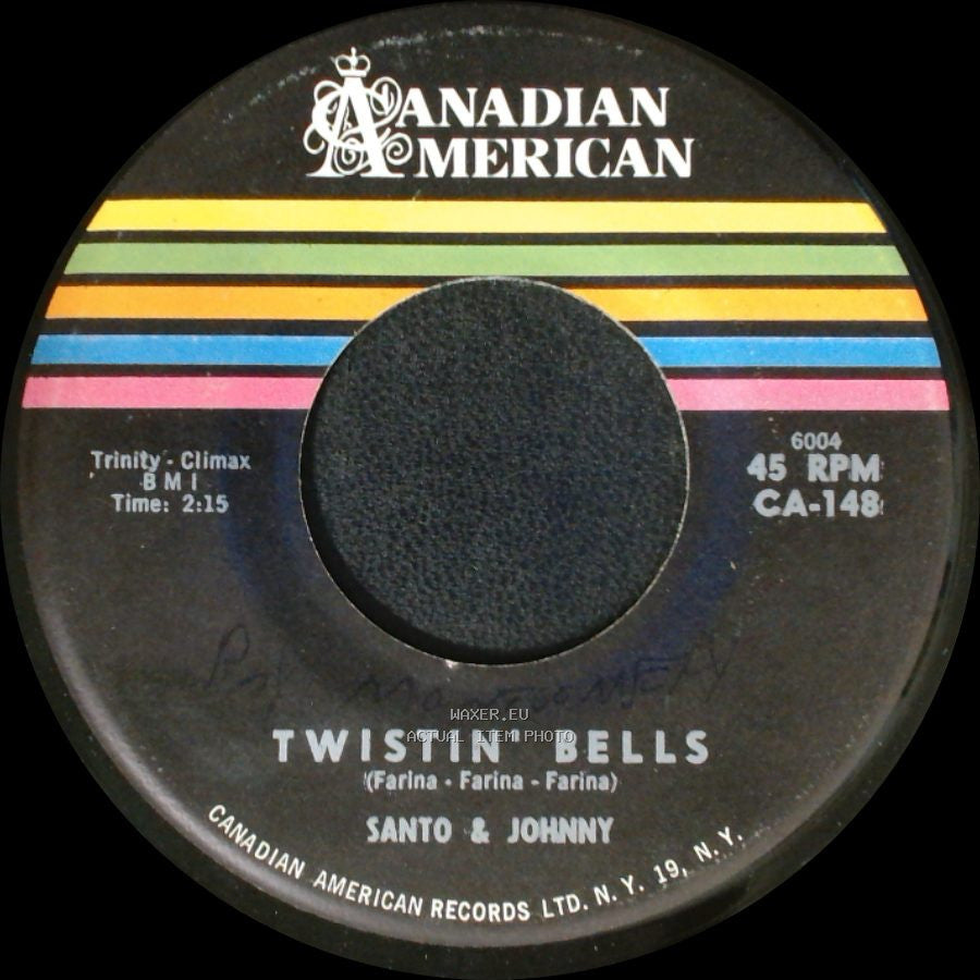 Santo & Johnny - Manhattan / Twistin' Bells side B