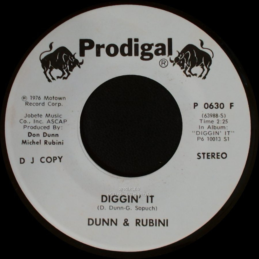 Dunn & Rubini - Diggin' It / Diggin' It side A