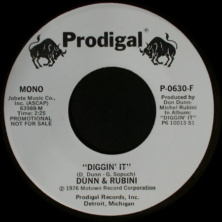 Dunn & Rubini - Diggin' It / Diggin' It side A