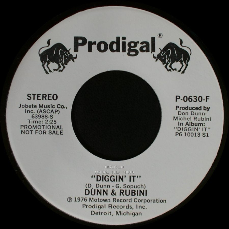 Dunn & Rubini - Diggin' It / Diggin' It side B