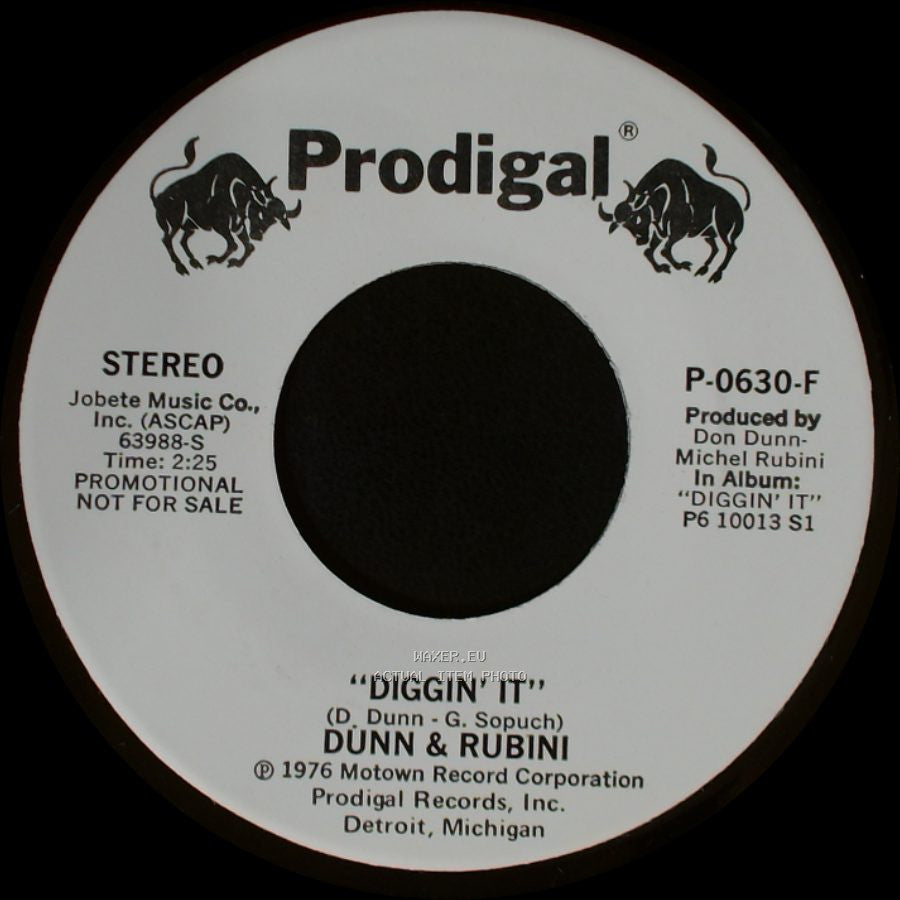 Dunn & Rubini - Diggin' It / Diggin' It side A