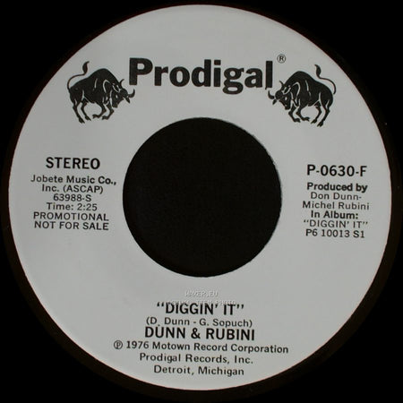 Dunn & Rubini - Diggin' It / Diggin' It side A