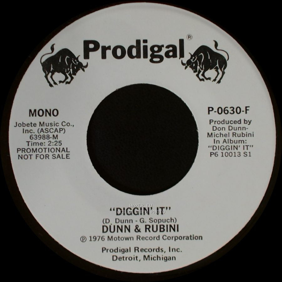 Dunn & Rubini - Diggin' It / Diggin' It side B