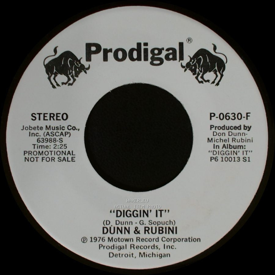 Dunn & Rubini - Diggin' It / Diggin' It side A