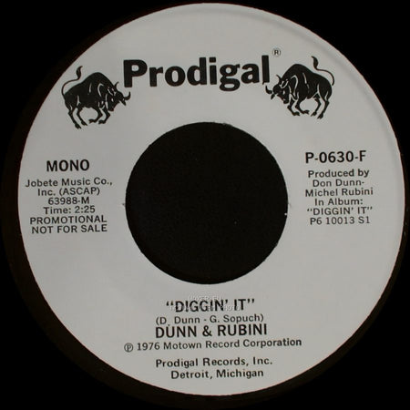 Dunn & Rubini - Diggin' It / Diggin' It side B