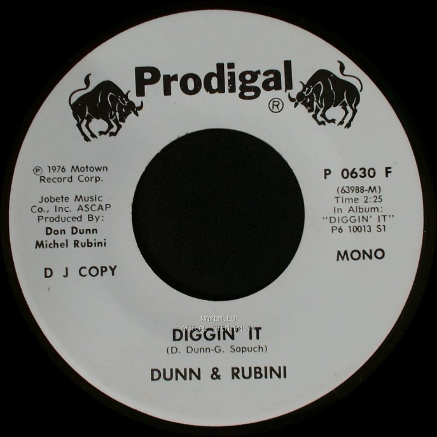 Dunn & Rubini - Diggin' It / Diggin' It side A