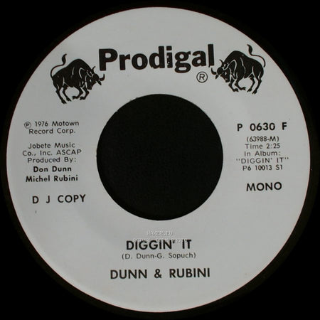 Dunn & Rubini - Diggin' It / Diggin' It side A