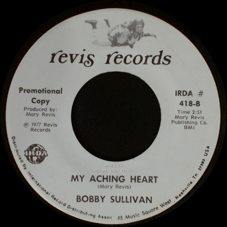 Bobby Sullivan - For You / My Aching Heart side B