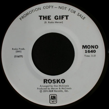 Rosco - The Gift / The Gift side A