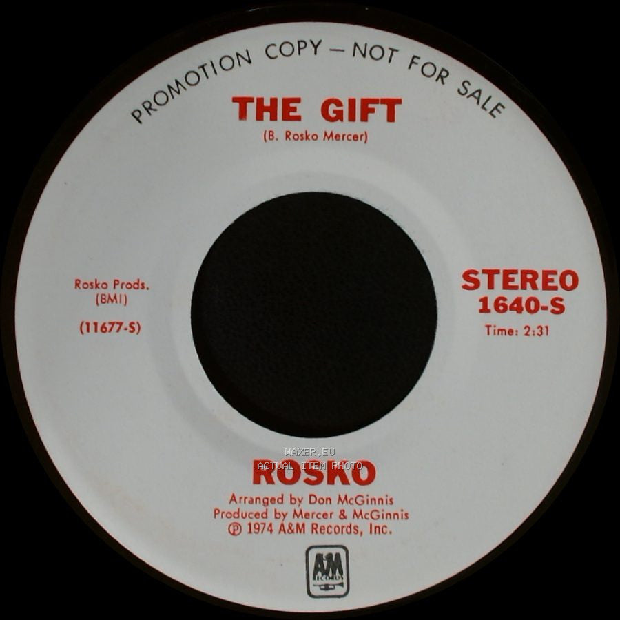 Rosco - The Gift / The Gift side B