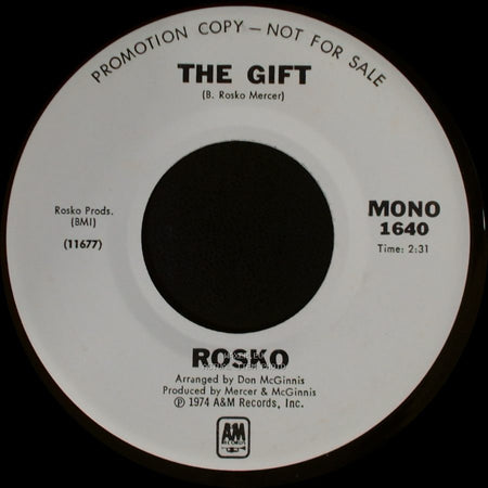 Rosco - The Gift / The Gift side A