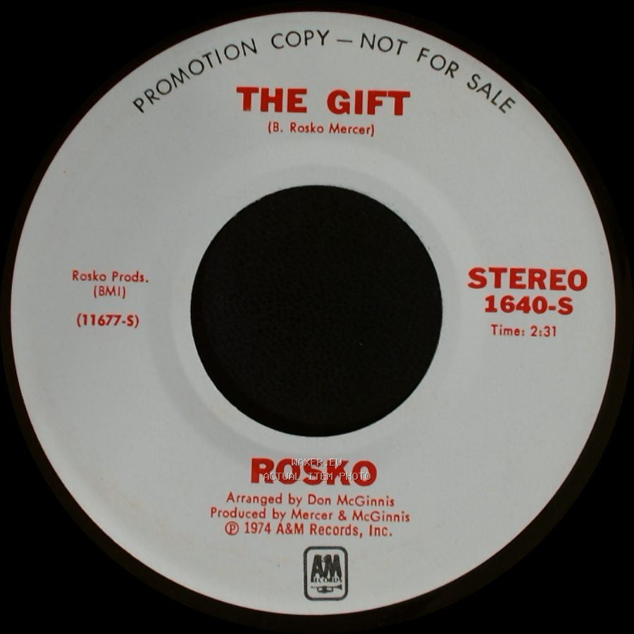 Rosko / Rosco - The Gift / The Gift side A