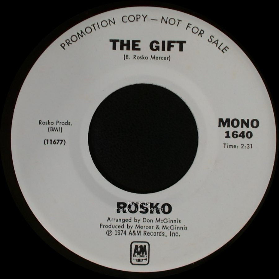 Rosco - The Gift / The Gift side A