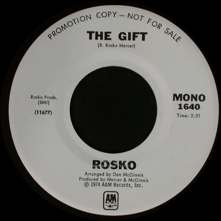 Rosco - The Gift / The Gift side A