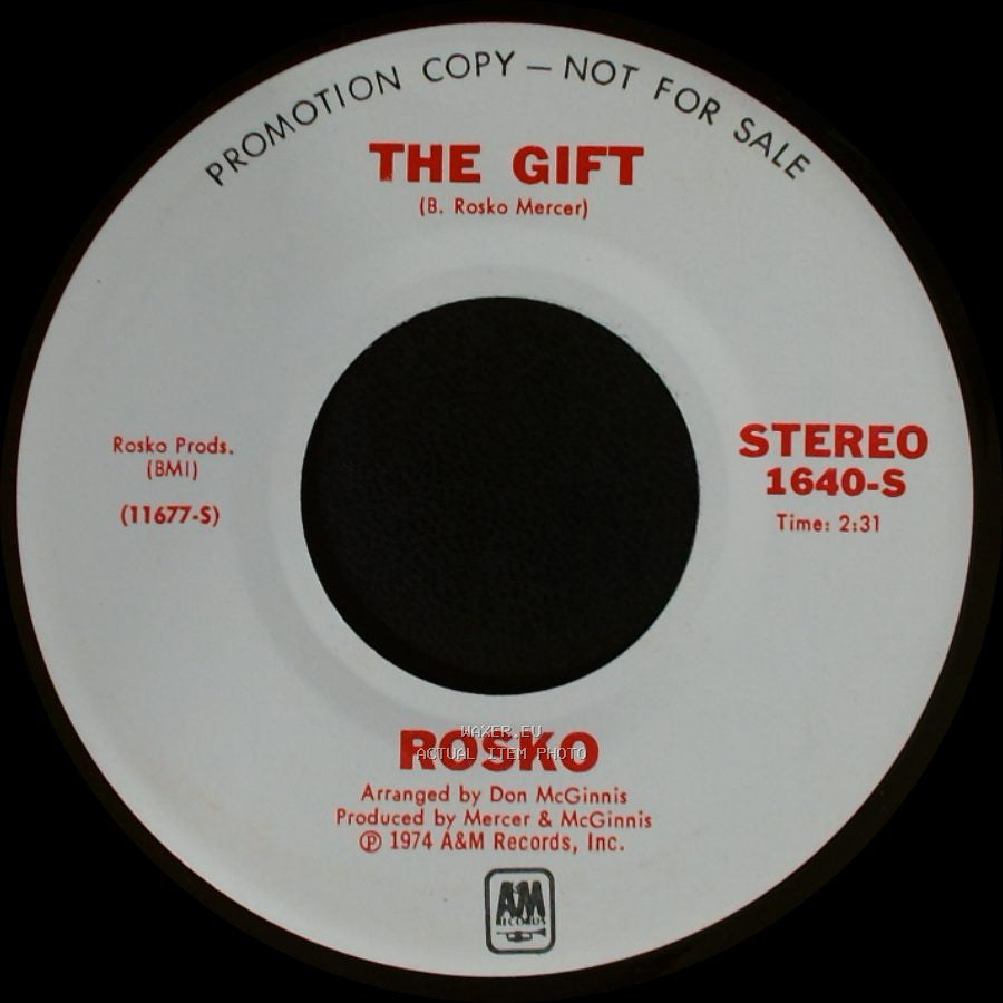 Rosco - The Gift / The Gift side B