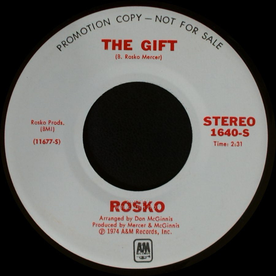 Rosko / Rosco - The Gift / The Gift side A