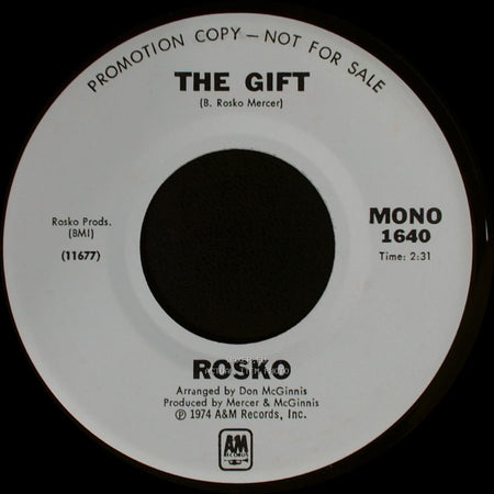 Rosco - The Gift / The Gift side A