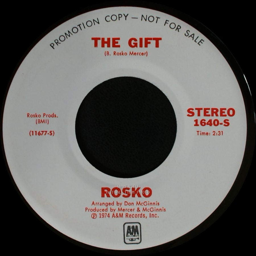 Rosco - The Gift / The Gift side B