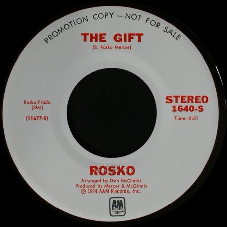 Rosco - The Gift / The Gift side B