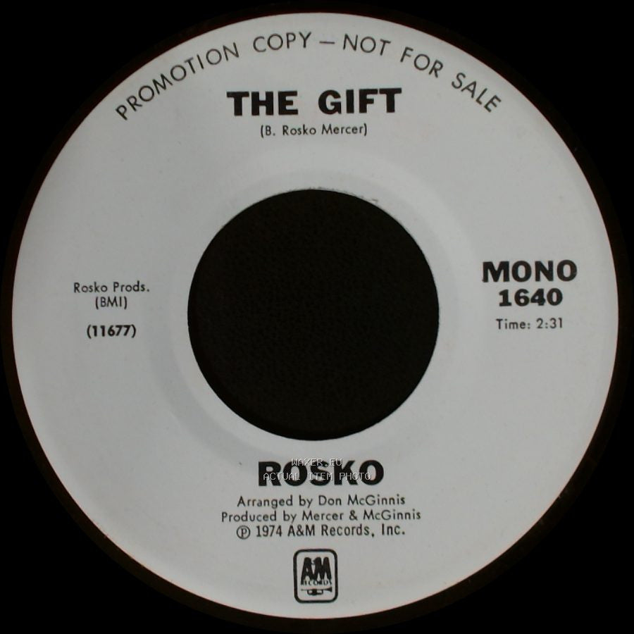 Rosco - The Gift / The Gift side A