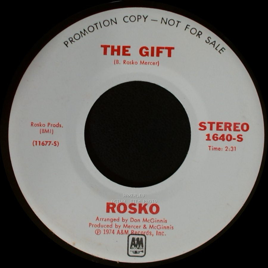 Rosco - The Gift / The Gift side B