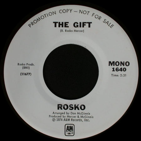 Rosko / Rosco - The Gift / The Gift side B