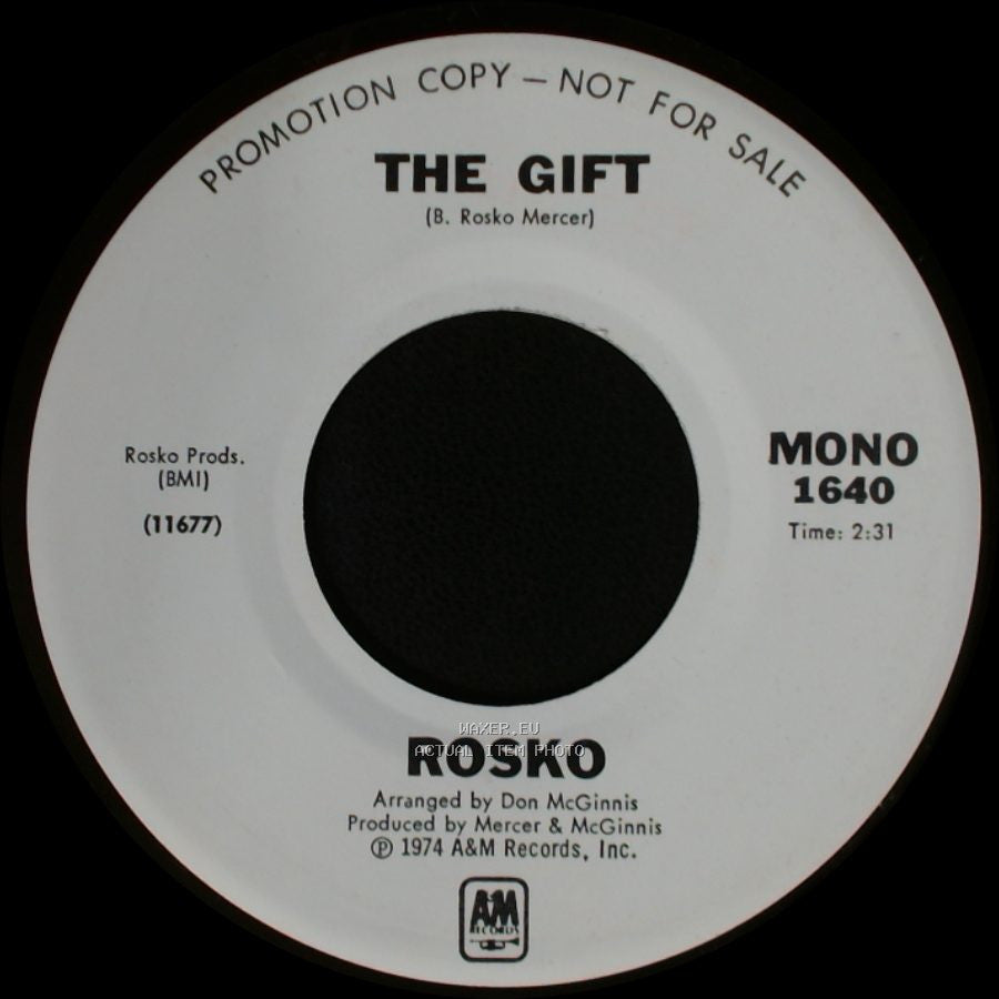 Rosco - The Gift / The Gift side A