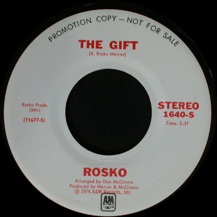 Rosco - The Gift / The Gift side B