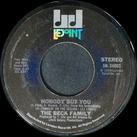 The Beck Family - Can't Shake The Feeling / Nobody But You side A