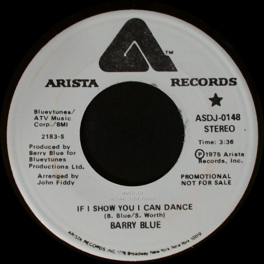 Barry Blue - If I Show You I Can Dance / If I Show You I Can Dance side A