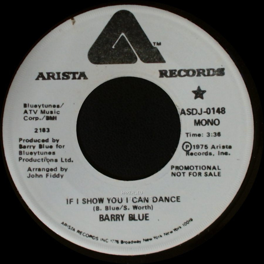 Barry Blue - If I Show You I Can Dance / If I Show You I Can Dance side A