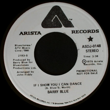 Barry Blue - If I Show You I Can Dance / If I Show You I Can Dance side A
