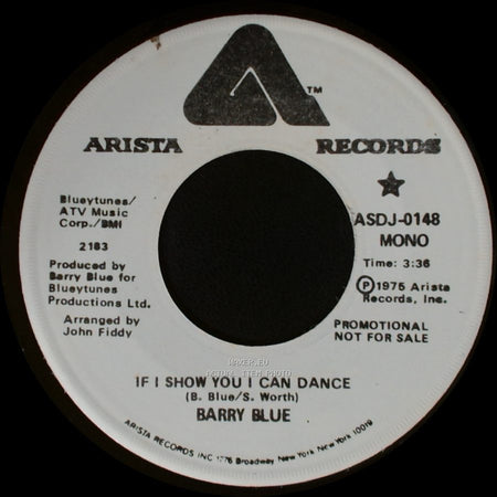 Barry Blue - If I Show You I Can Dance / If I Show You I Can Dance side A