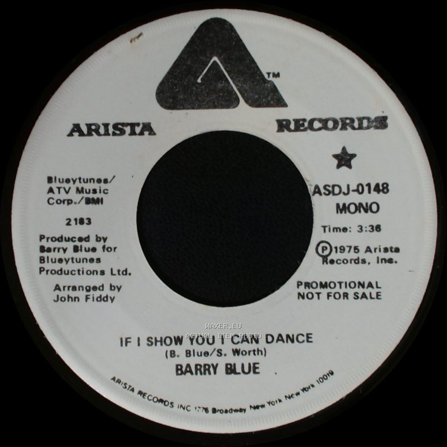 Barry Blue - If I Show You I Can Dance / If I Show You I Can Dance side A